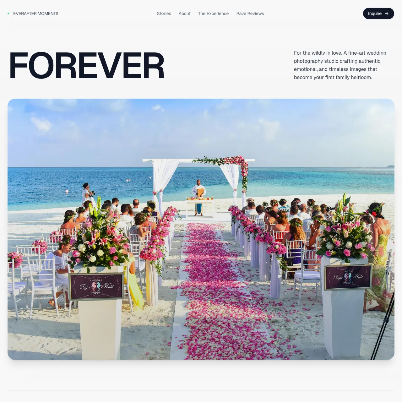 Everafter Moments Project Screenshot